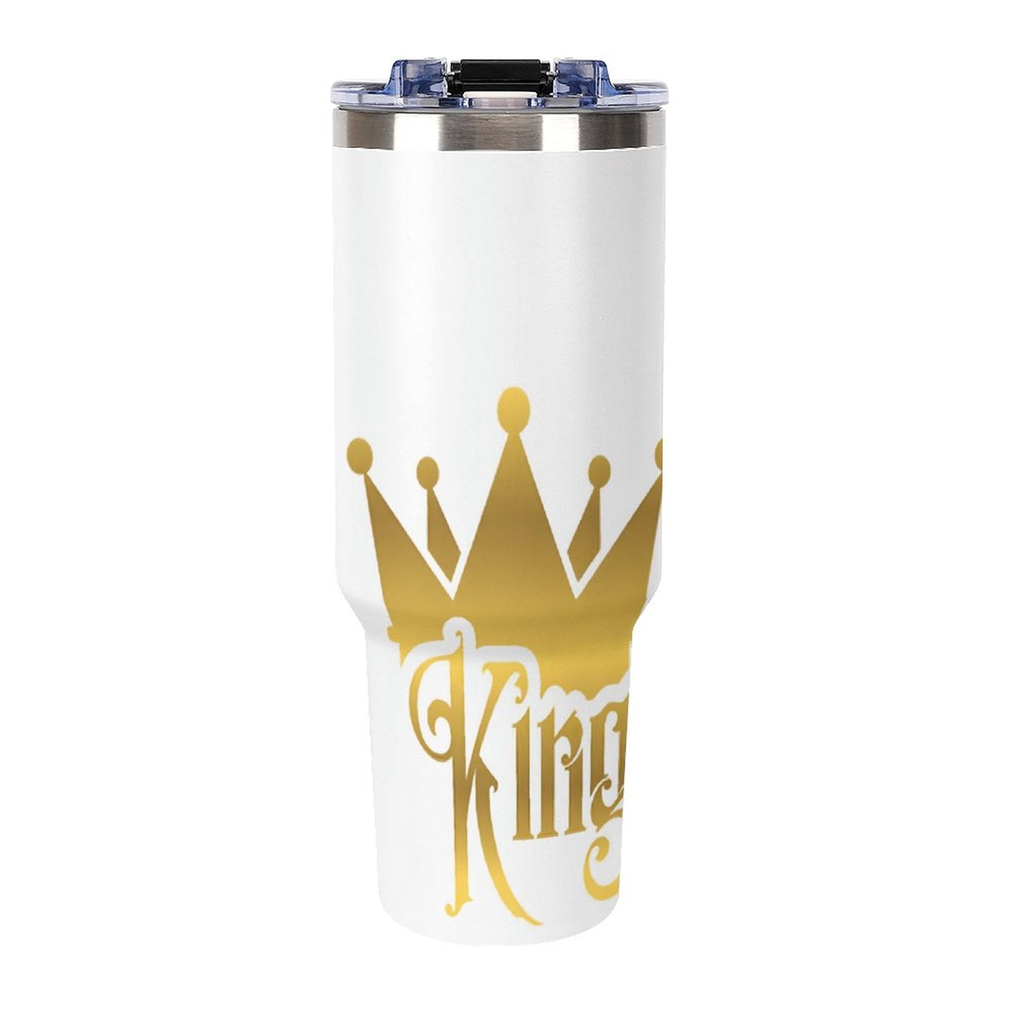 40oz Insulated Tumbler with Handle and Straw