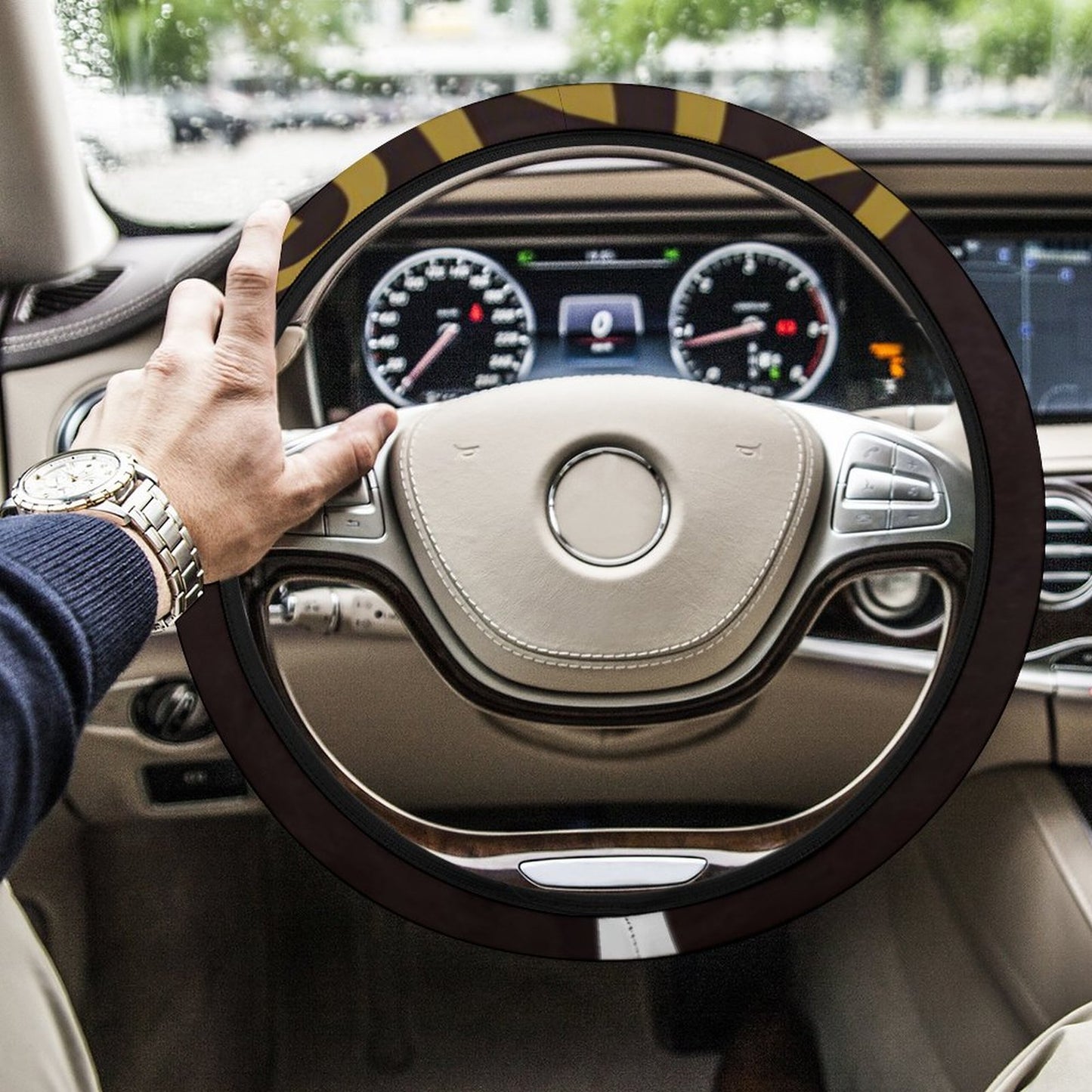 Car Steering Wheel Cover