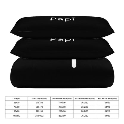 3-Piece Bedding Set-102"x90"/ 259x229cm (Dual-sided Printing)