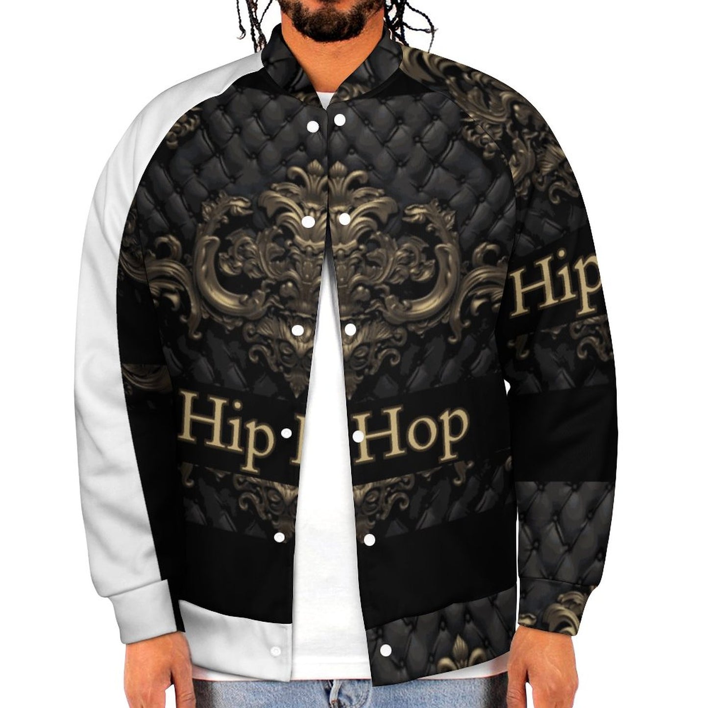 Men's Baseball Jacket (All-Over Printing)