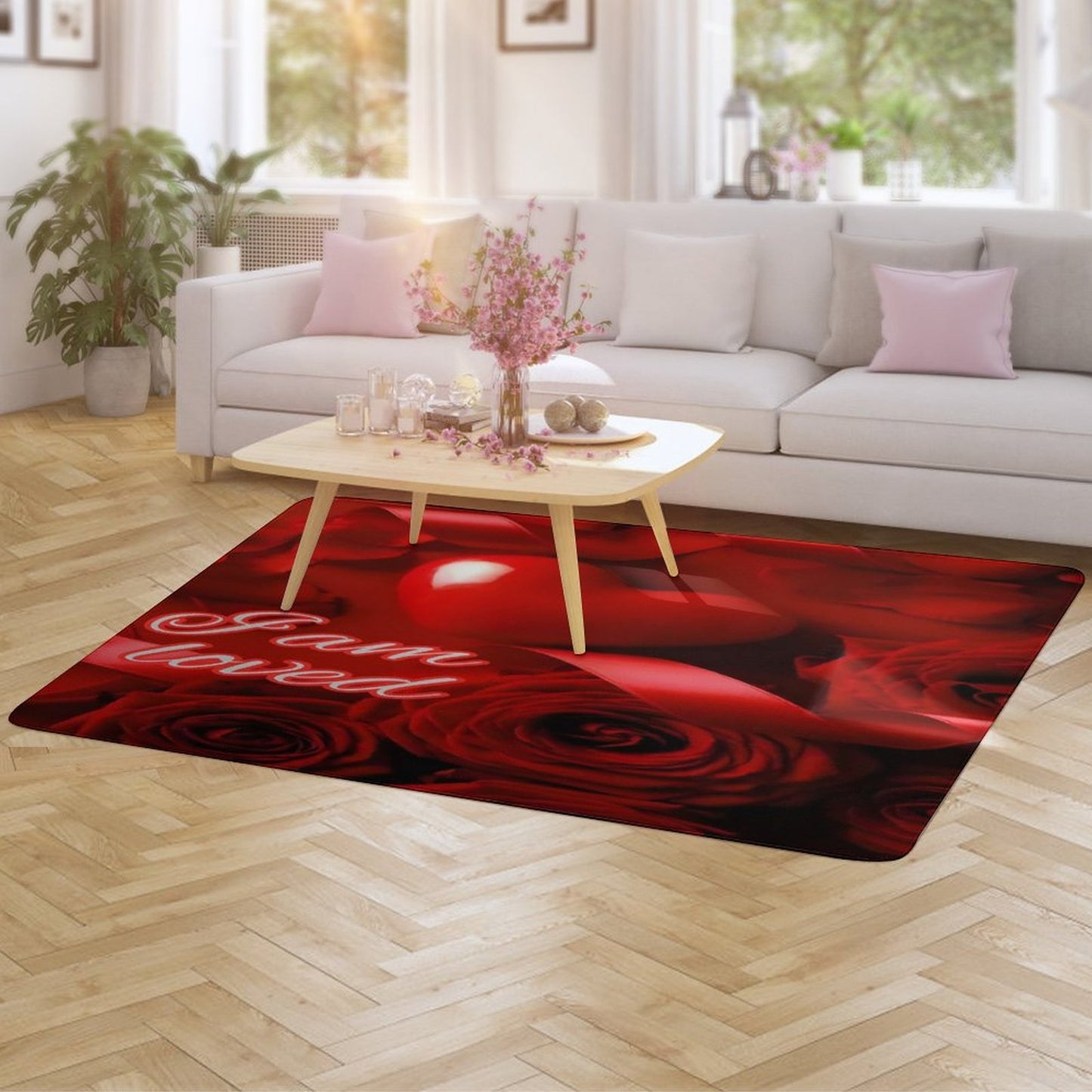 Coral Velvet Floor Mat for Home-60"x40"