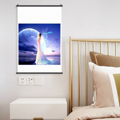 Canvas Hanging Poster with Scrolls-16"x24"/ 40x60cm