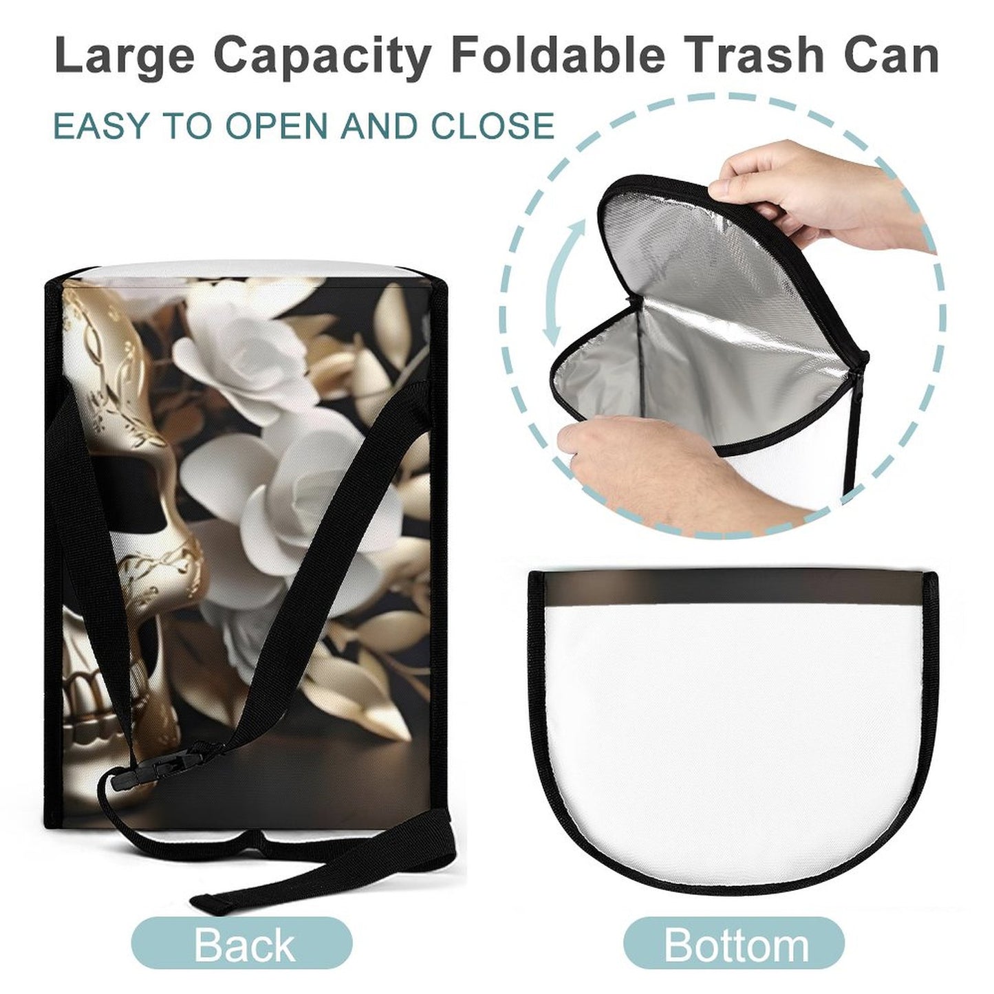 Collapsible Car Trash Bin