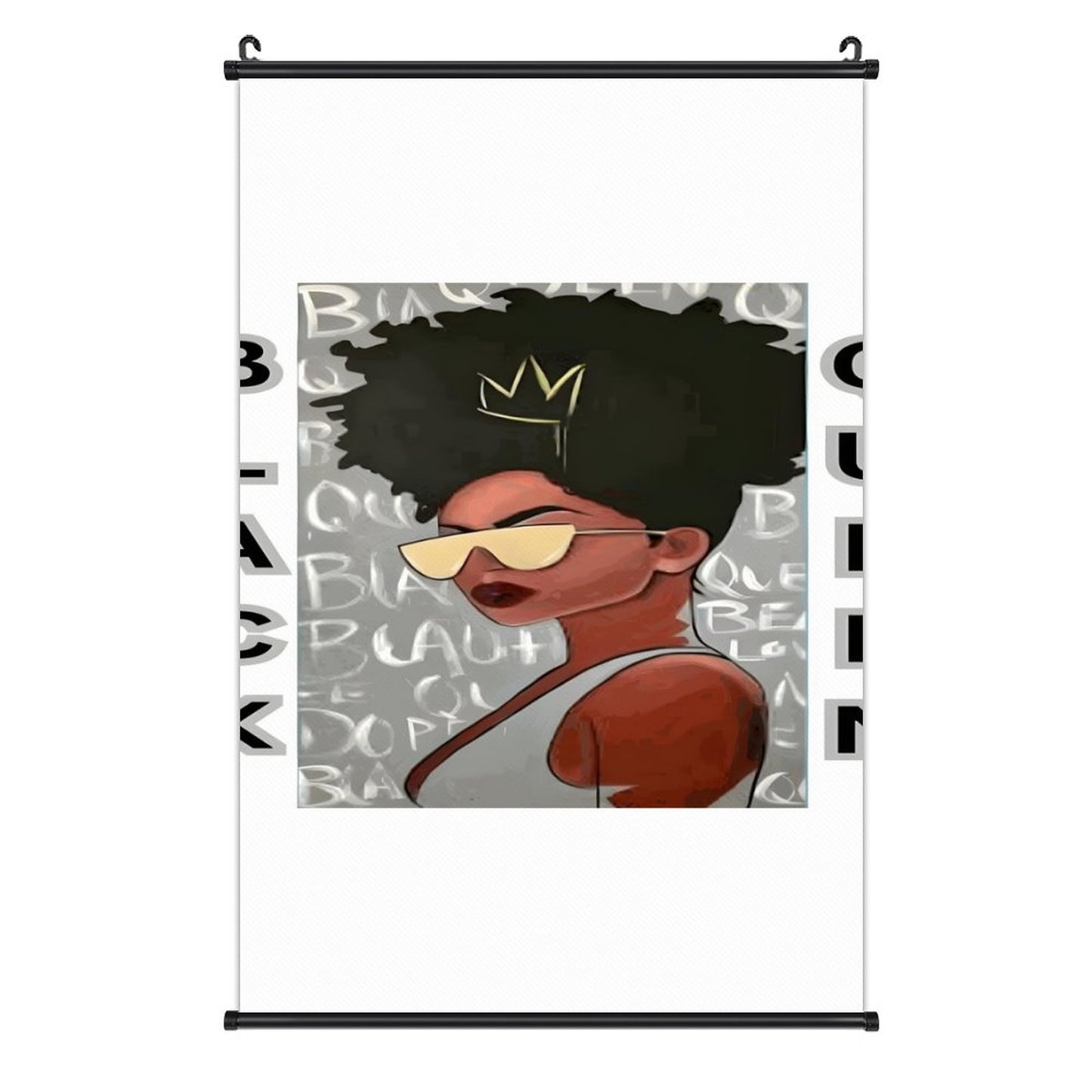 Canvas Hanging Poster with Scrolls-16"x24"/ 40x60cm