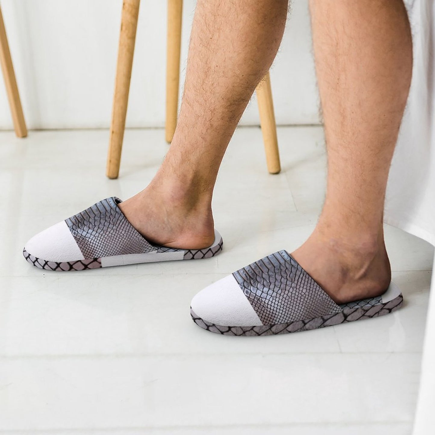 Flannel Men's Cotton Slippers