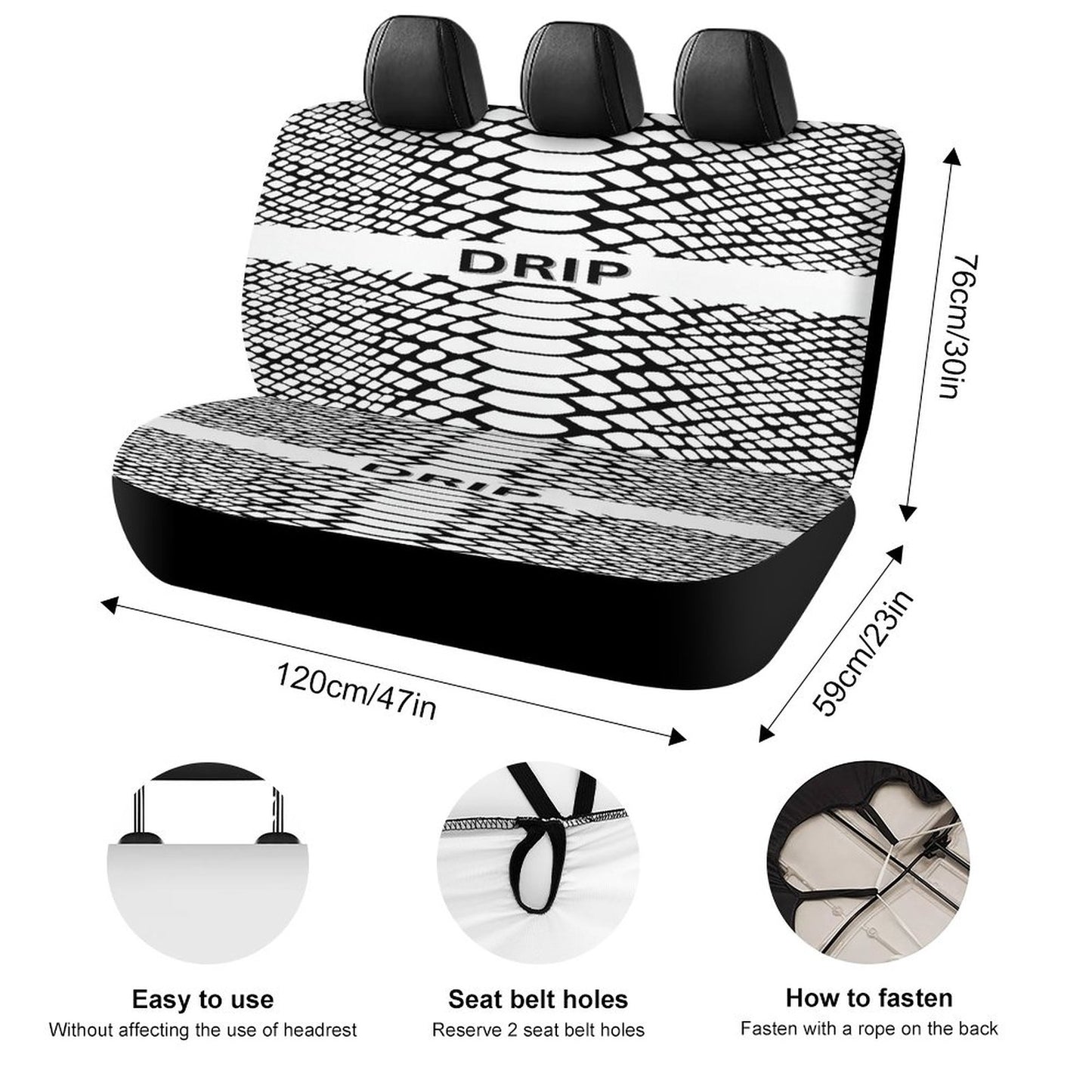 Back Seat Cover for Cars