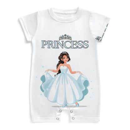 Short Sleeve Baby Bodysuit Romper PLR (All-Over Printing)