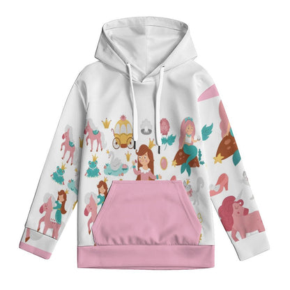 160gsm Children's Lightweight Pullover Hoodie A38H (All-Over Printing)