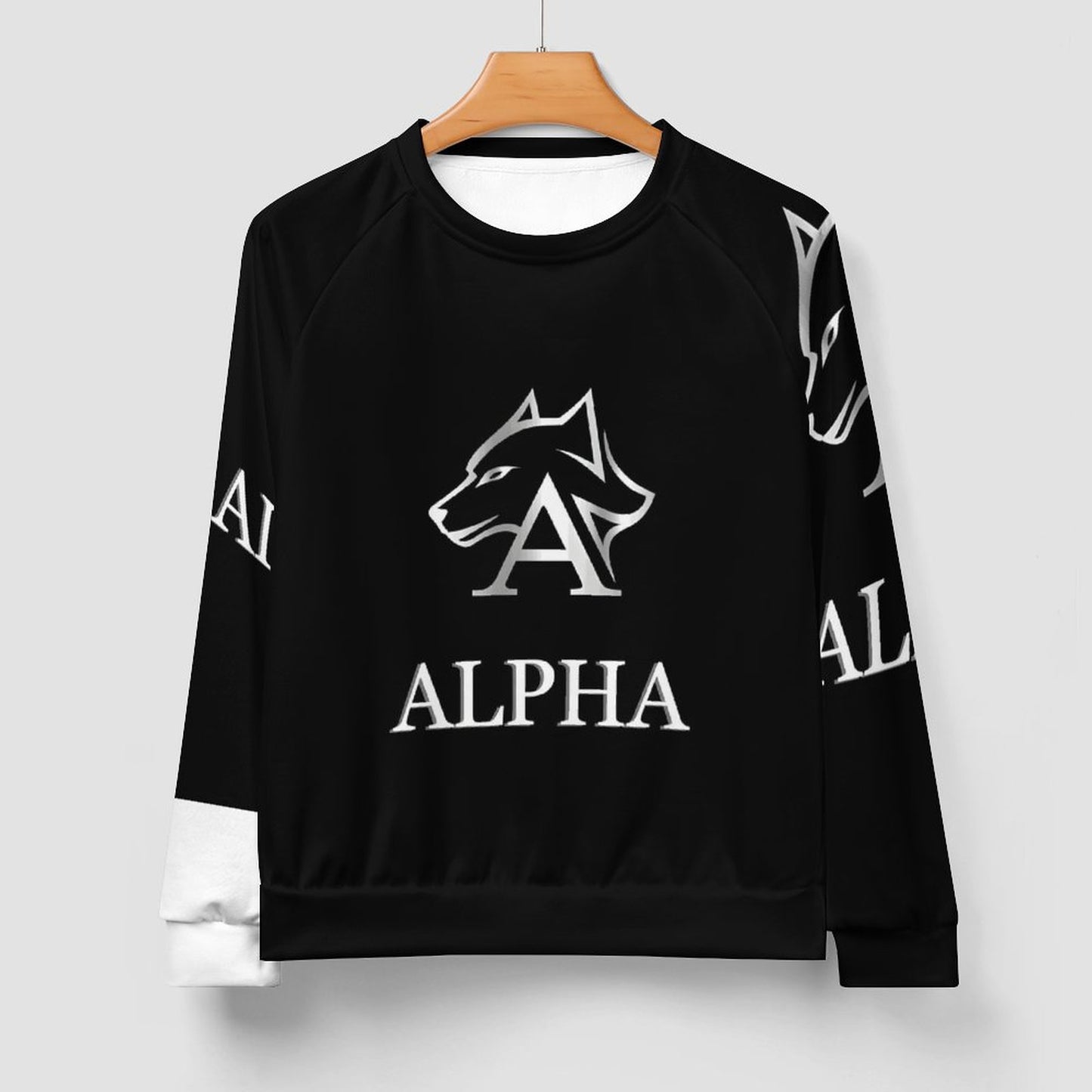 280gsm Men's Crewneck Sweatshirt Raglan A27H (All-Over Printing)