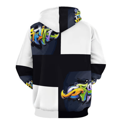 COLORFUL GRAFFITI Women's Hoodie with Double-layer Cap-SMALL-5XL