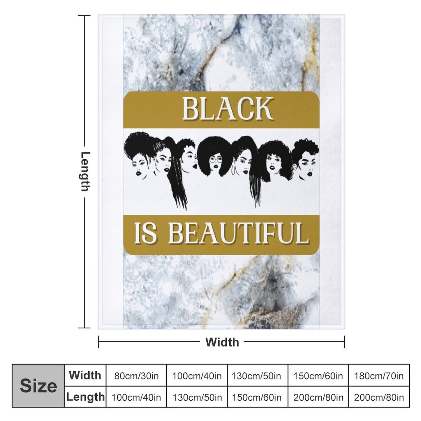280gsm Flannel Blanket-50"x60" (Dual-sided Printing)