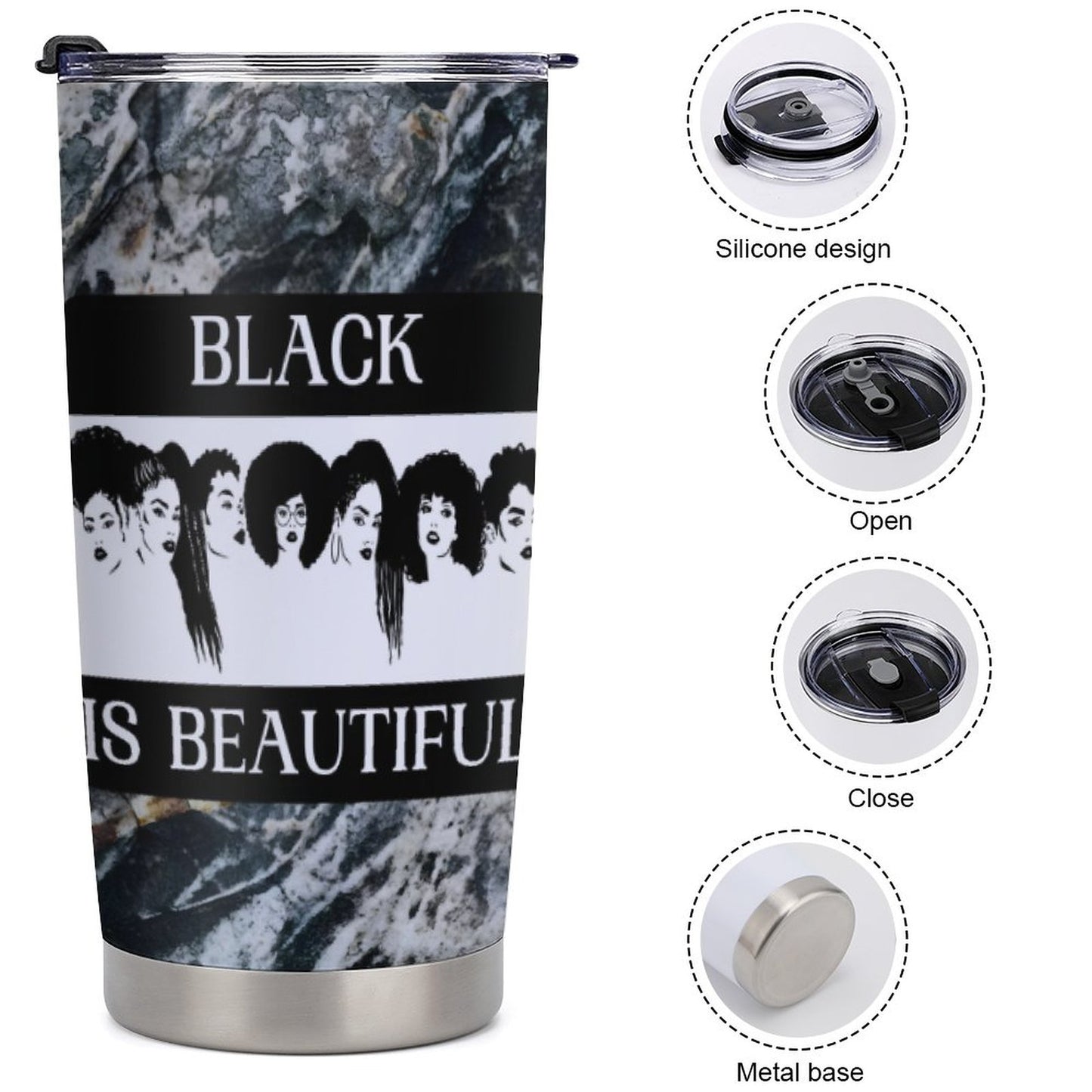 Car Travel Coffee Mug with Lid (All-Over Printing)