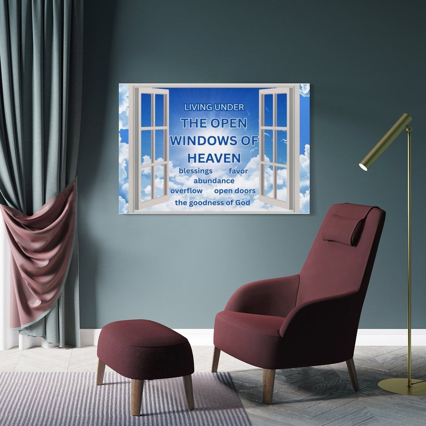 Hanging Poster (Horizontal 3:2)-12x18 inch/ 8x12 inch