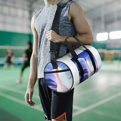 Cylindrical Gym Bag Q006