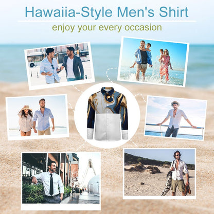 Men's Long Sleeve Shirt with Pocket LS (All-Over Printing)