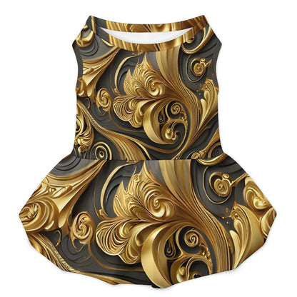Plus Size Pet Ruffled Dress
