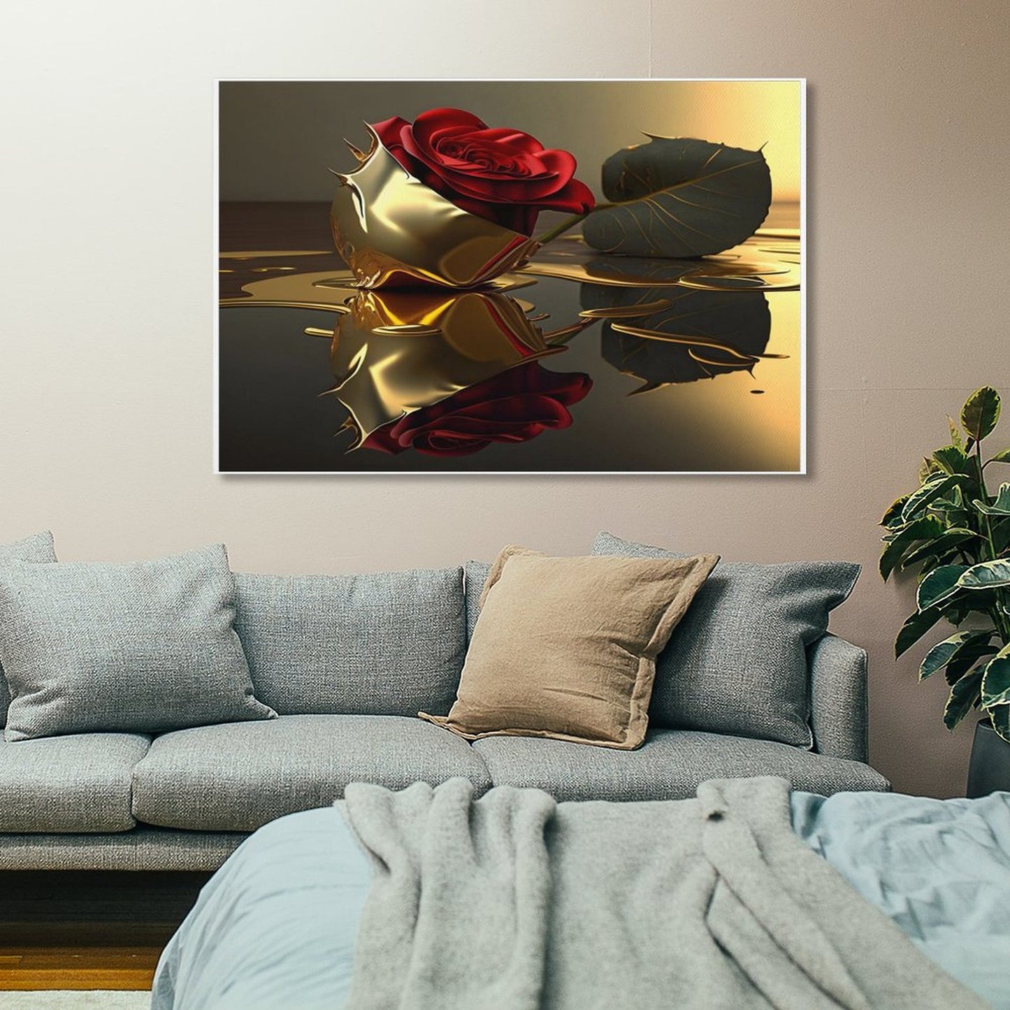 Hanging Poster (Horizontal 3:2)-12x18 inch/ 8x12 inch