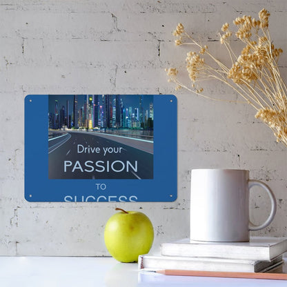 Horizontal Personalized Metal Wall Art Tin Sign-5.5"x7.9"/14x20cm