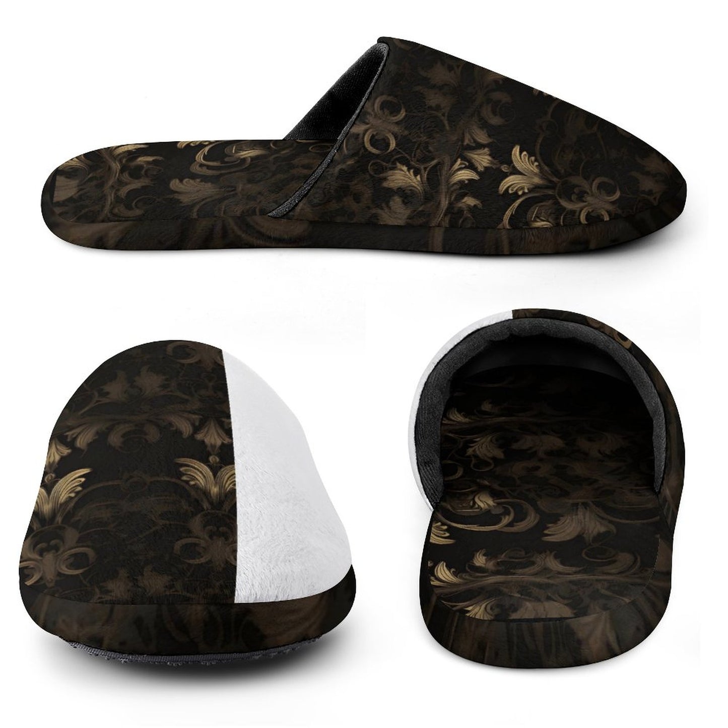 Flannel Men's Cotton Slippers