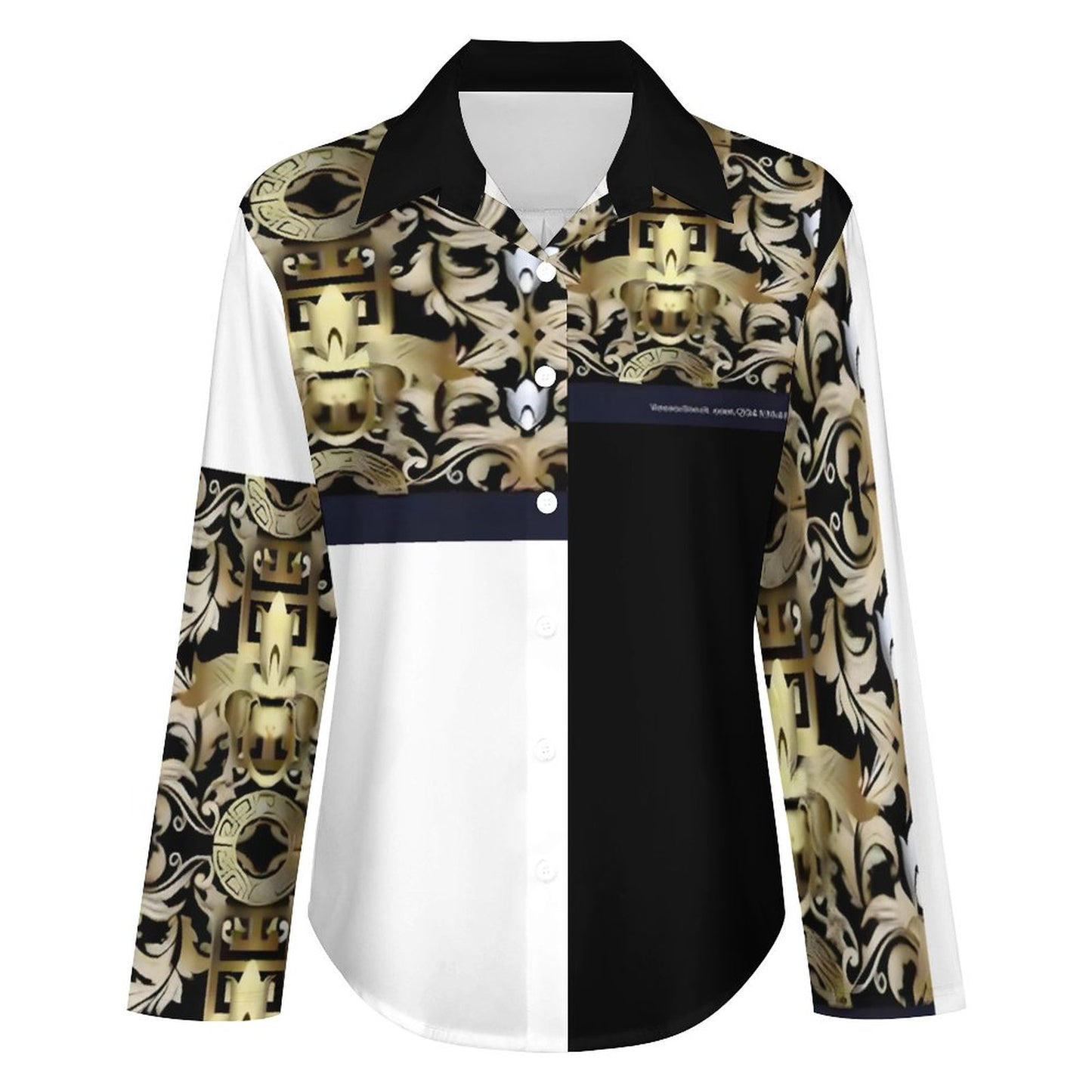 Women's Irregular Shirt B648 (All-Over Printing)