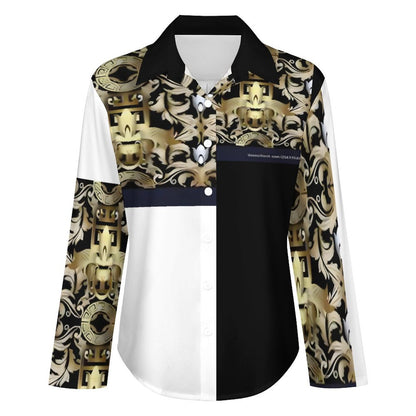 Women's Irregular Shirt B648 (All-Over Printing)