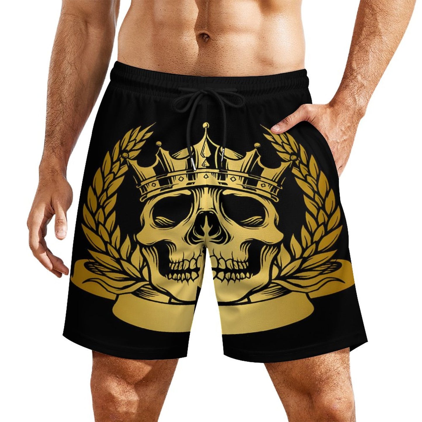 Men's Beach Shorts with 4 Pockets