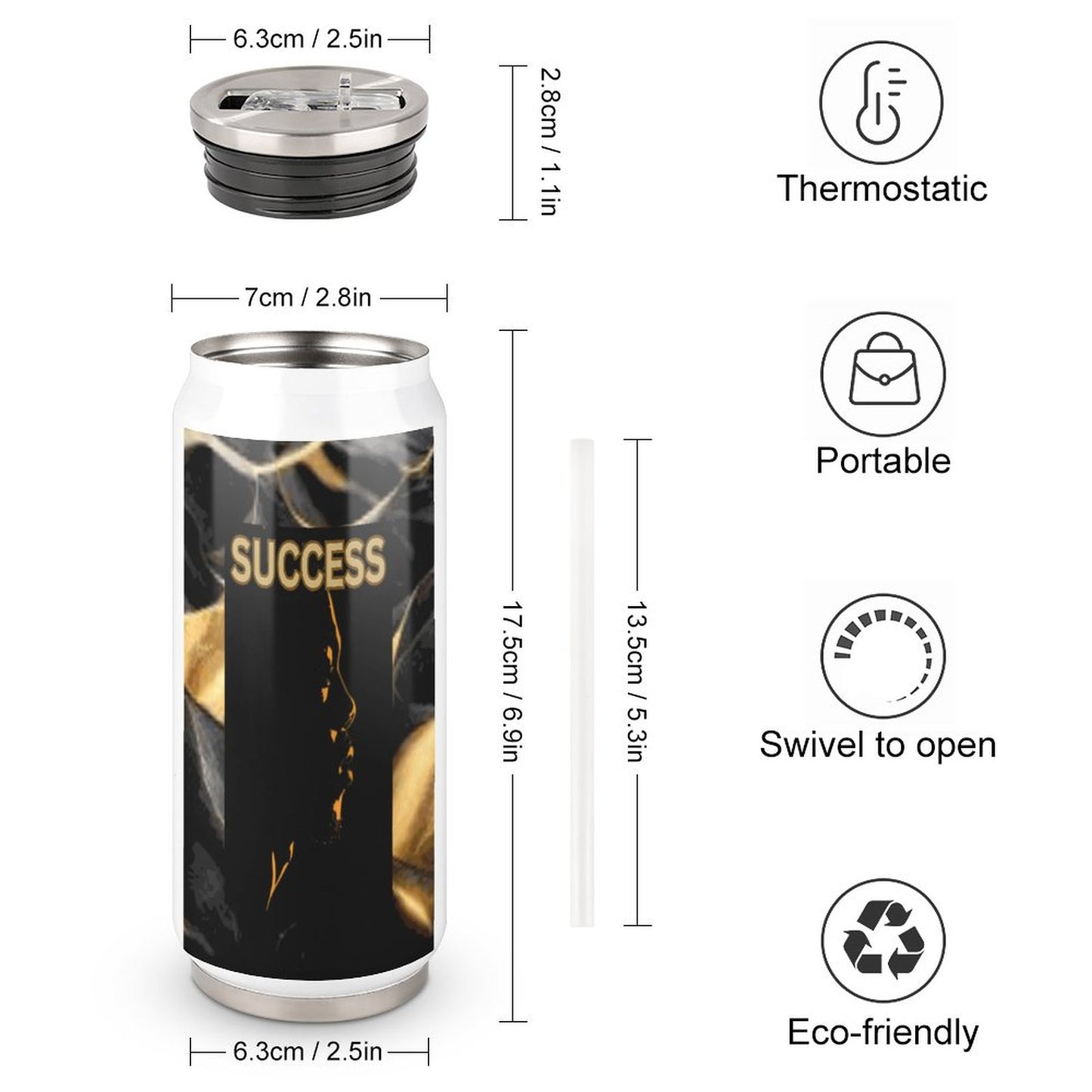 Stainless Steel Thermos Tumbler 500ML
