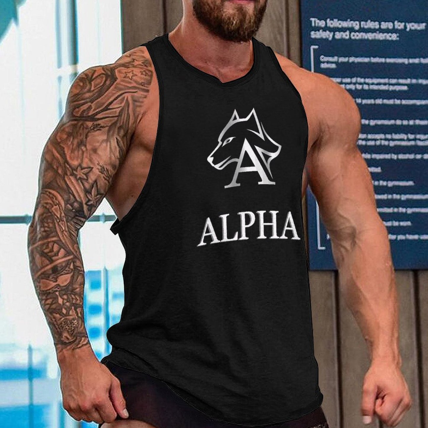 Men's Next Level Tank Top BKREV1 (All-Over Printing)