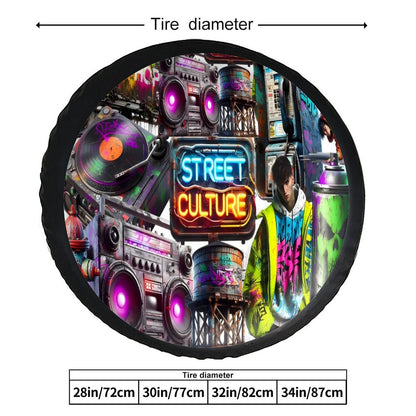 Leather Tire Cover(One-sided Printing)