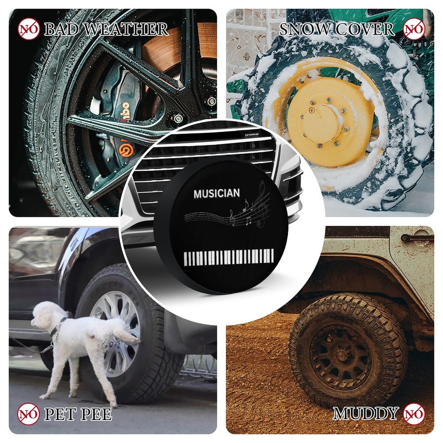 Oxford Cloth Tire Cover