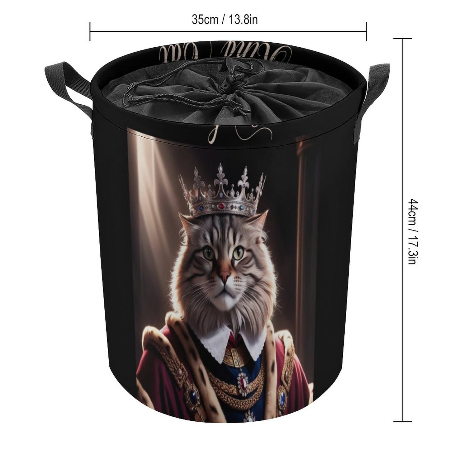 Drawstring collapsible Laundry Basket