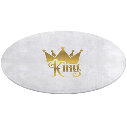 Round Coral Velvet Warm Floor Mat