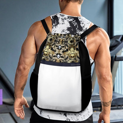 Waffle Cloth Sprots Drawstring Bag (Multi-Sites)