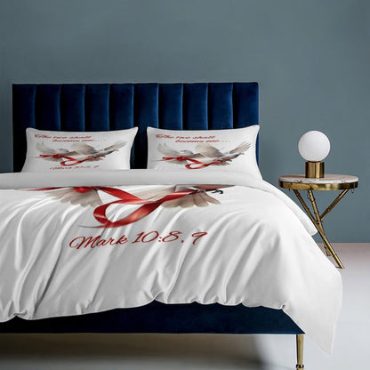 3-Piece Bedding Set-90"x90"/ 229x229cm (Dual-sided Printing)