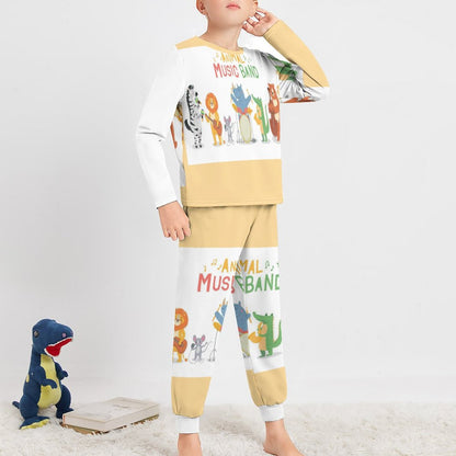 Long Sleeve Pajama Suit for Boy JTZ (All-Over Printing)