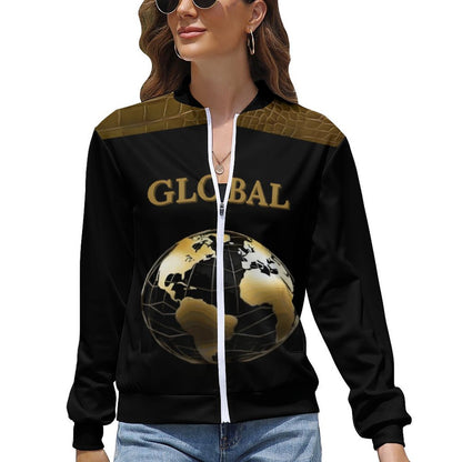Women's Zipper Jacket LLJK (All-Over Printing)