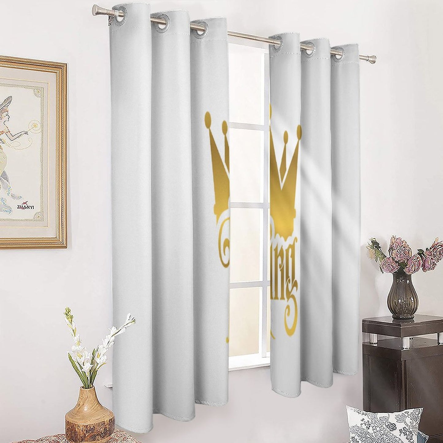 Grommet Curtain-52"x72"/ 132x183cm