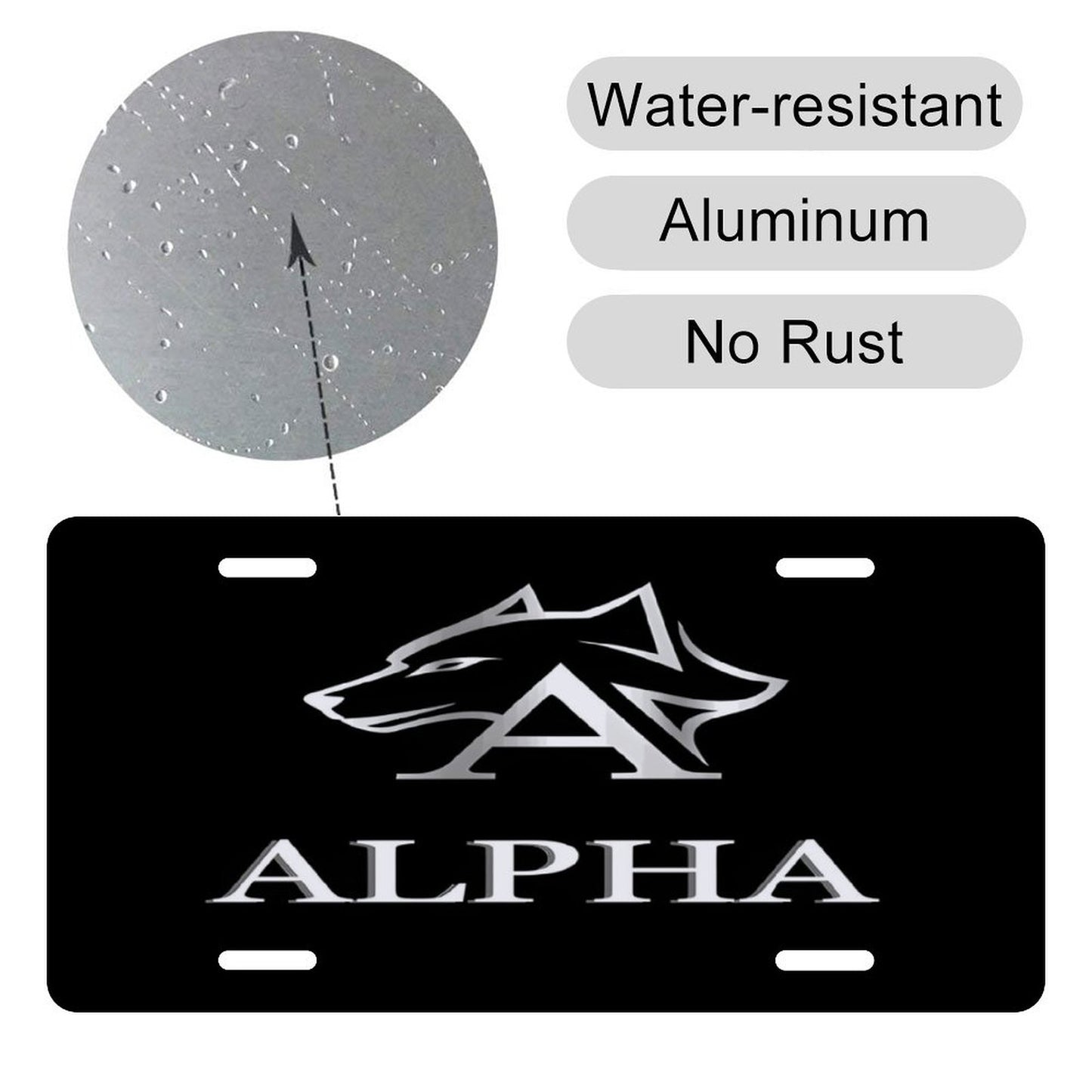 Car License Plate-11.8”x5.9”