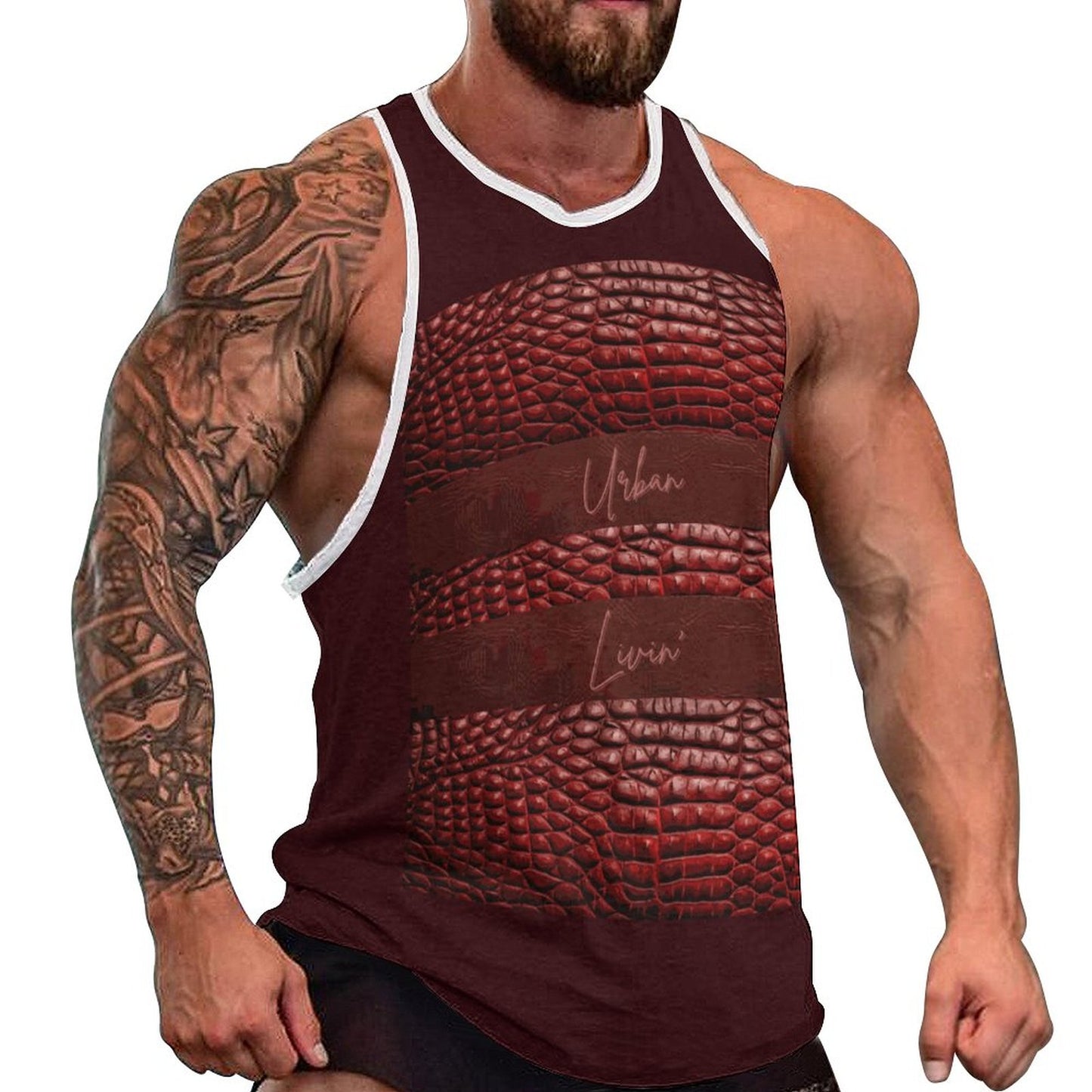 Men's Next Level Tank Top BKREV1 (All-Over Printing)