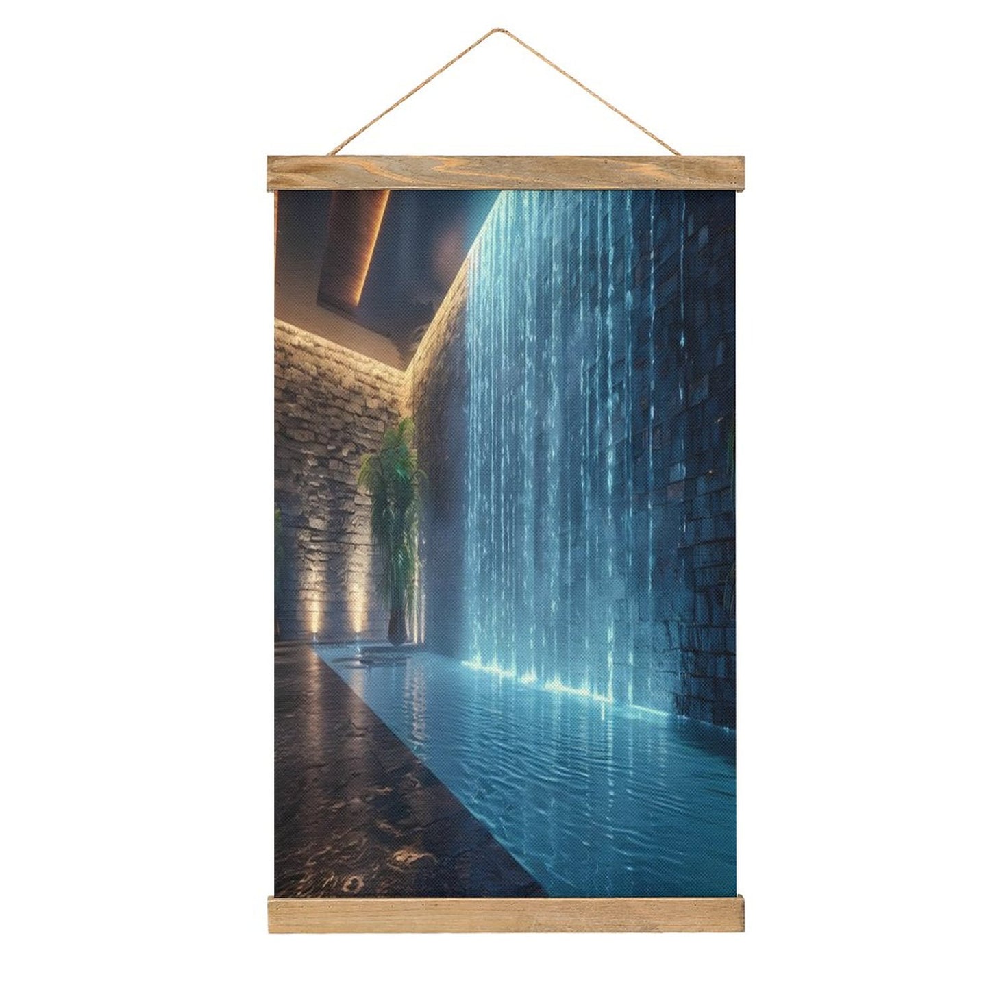 WALL WATERFALL Framed Canvas Painting Wall Decor