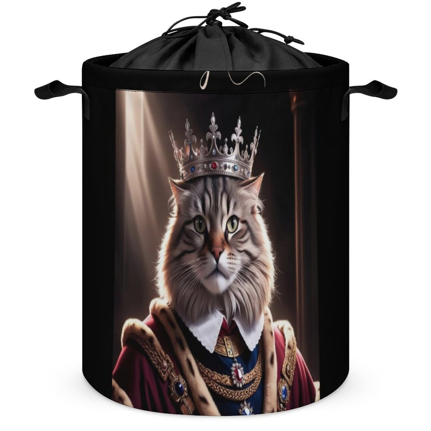 Drawstring collapsible Laundry Basket