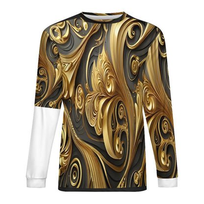 Men's Workout Top Long Sleeve DS017 (All-Over Printing)