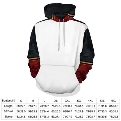 230gsm Men's Cool Hoodie with Double-layer Cap (All-Over Printing)