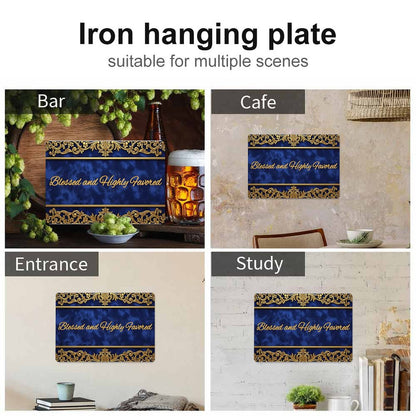 Horizontal Personalized Metal Wall Art Tin Sign-5.5"x7.9"/14x20cm