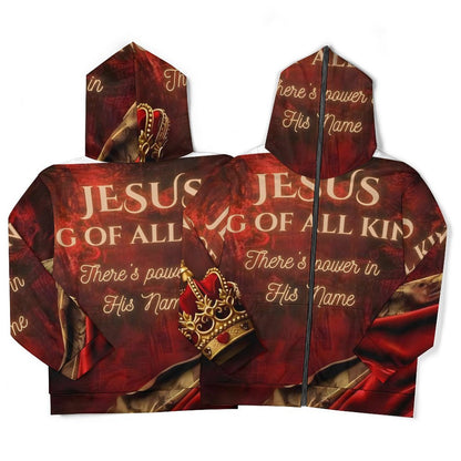 230gsm Custom Zip up Hoodie(All-Over Printing)