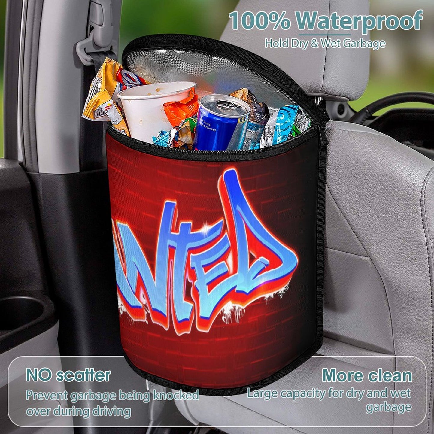 Collapsible Car Trash Bin
