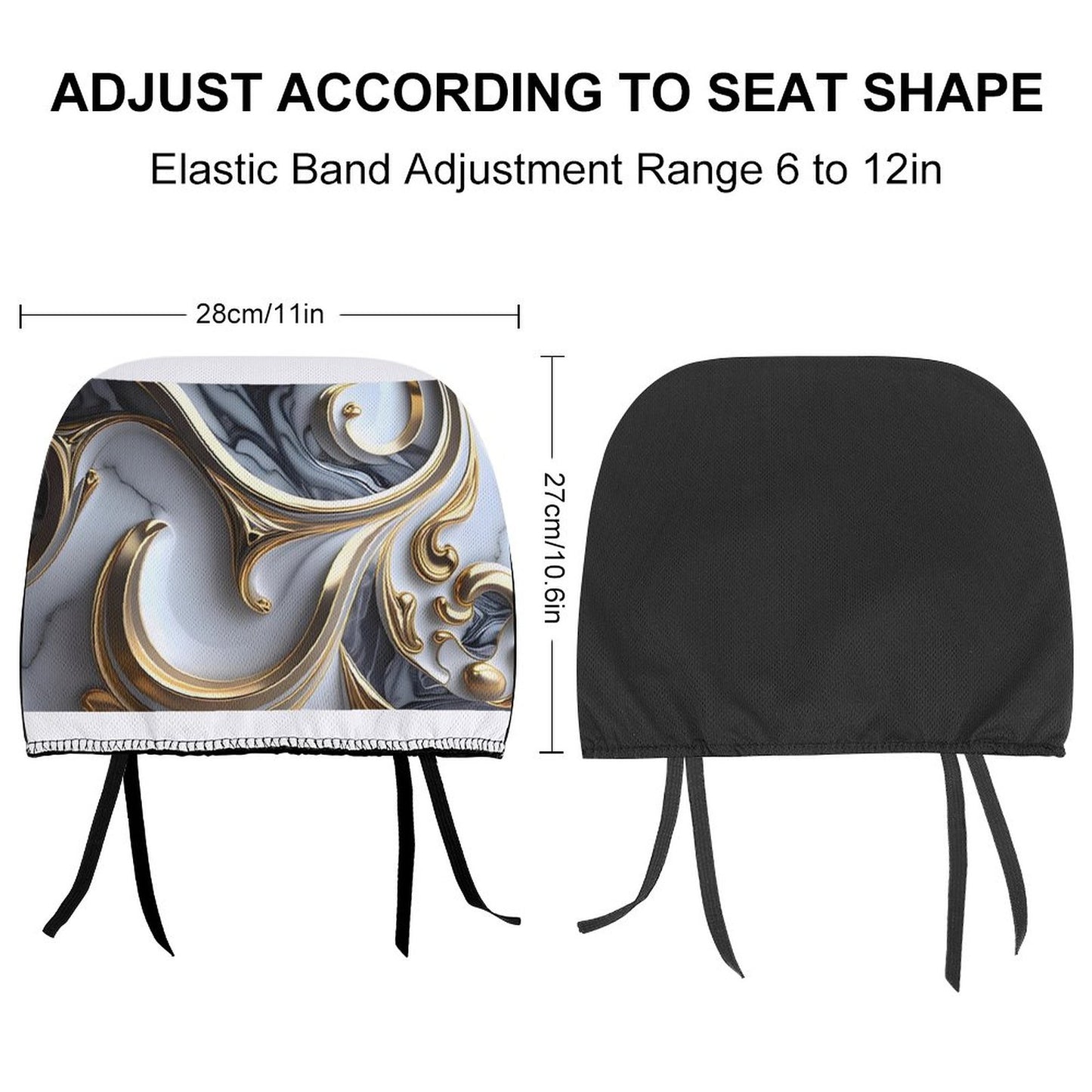 Custom Car Headrest Covers