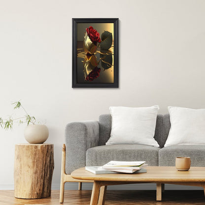 European Style-Framed Vertical Canvas Art Print-Minimalist Decor-16"×24"