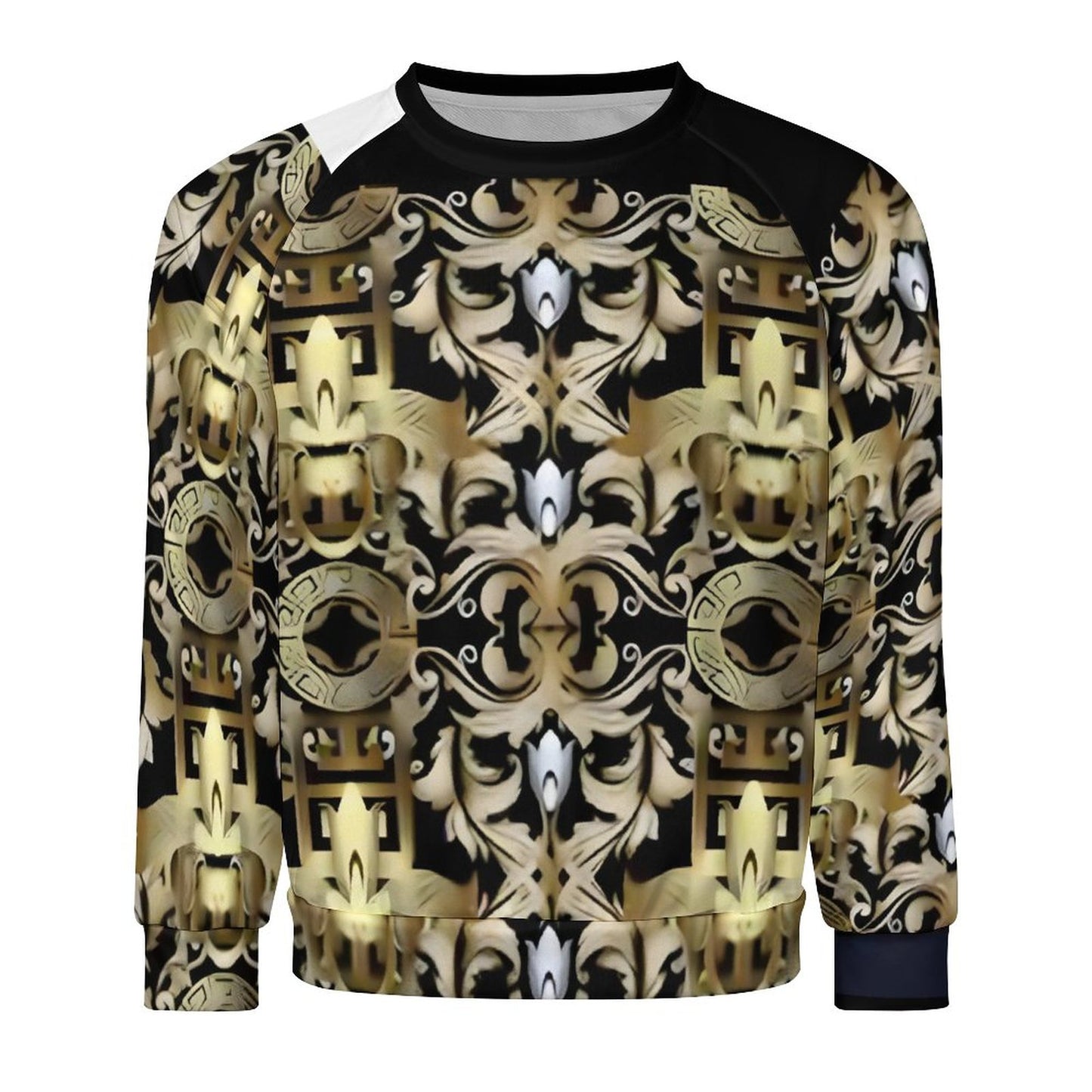 280gsm Men's Crewneck Sweatshirt Raglan A27H (All-Over Printing)