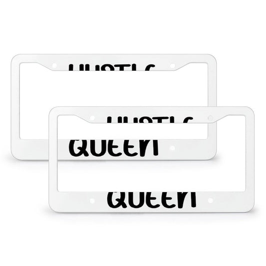 License Plate Frames with 4 Round Holes (1 Pair)